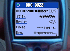 Buzz interface shows at a glance all that's happening at a post-code