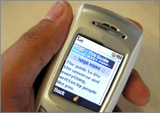 Text h2g2 to 81010 to get h2g2 on your mobile