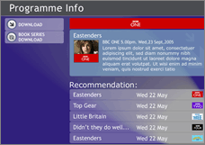 Programem info detail on Media Centre